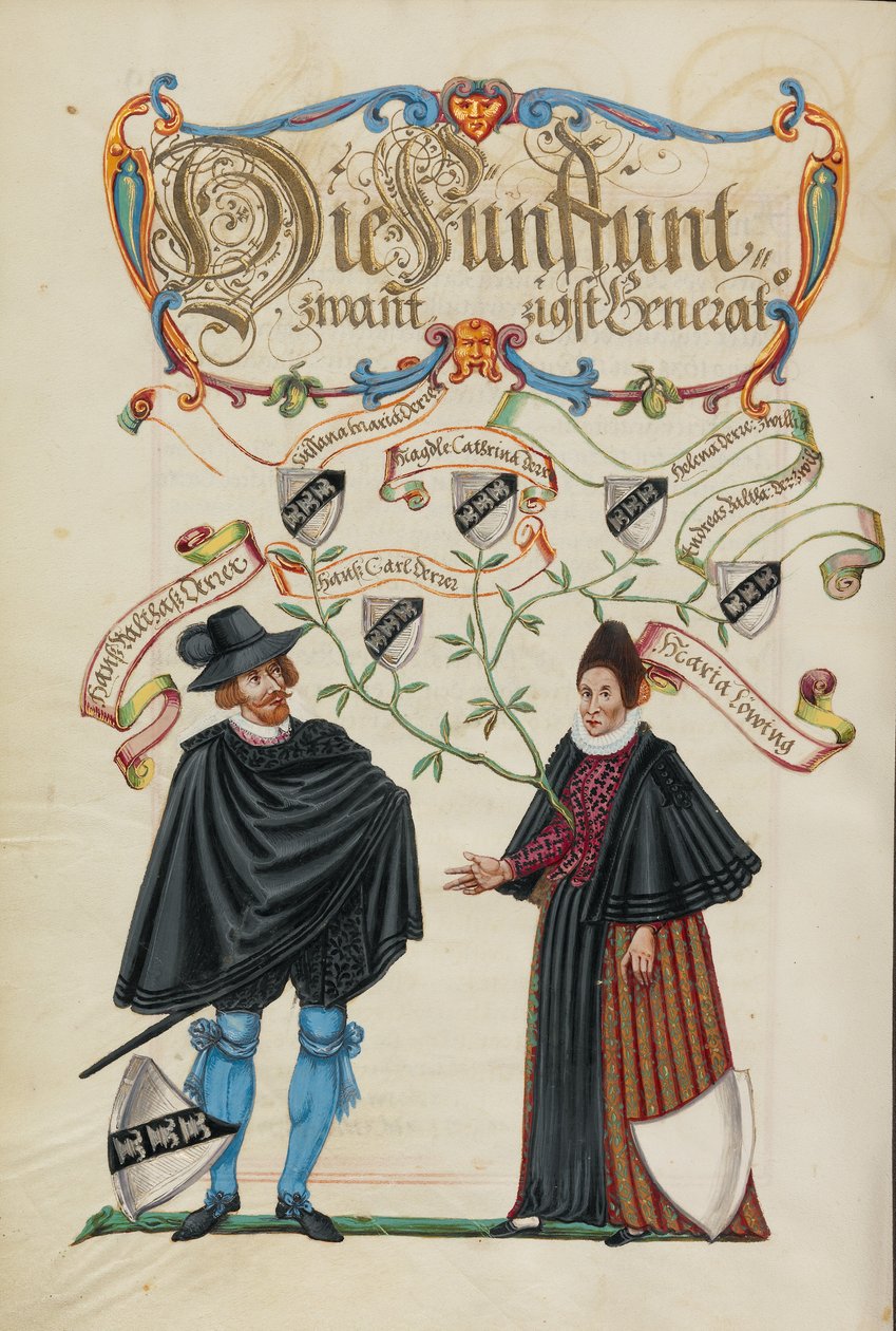 Dwudzieste piąte pokolenie, Hans Balthasar Derrer autorstwa Unknown artist