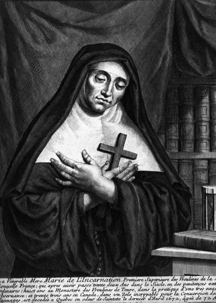 Czcigodna Matka Maria od Wcielenia. autorstwa Unknown artist