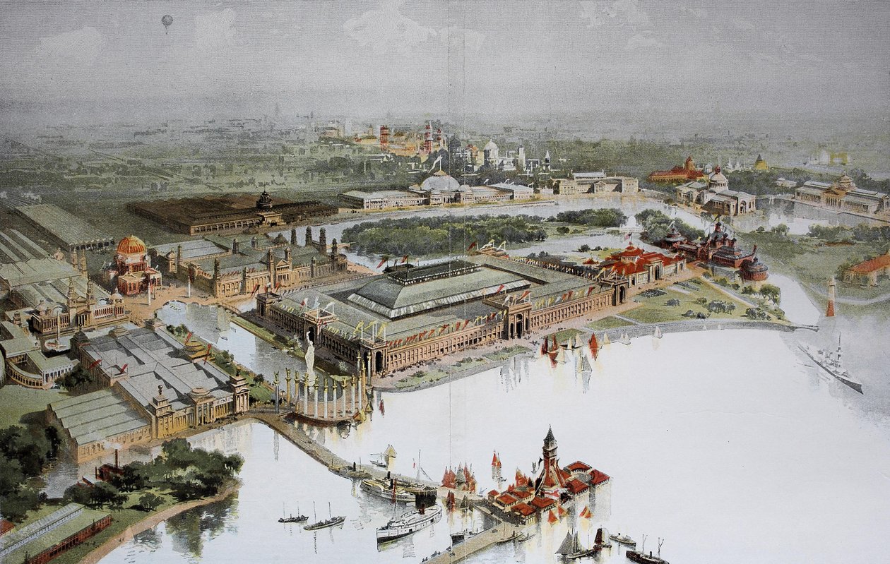 Światowe Targi, Światowe Targi w Chicago i Chicago Columbian Exposition autorstwa Unknown artist