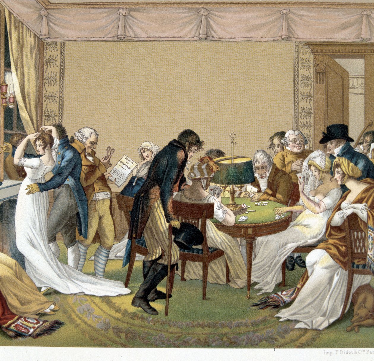 Gra w „Gorący bojler” – wg Bosio, koniec XVIII wieku autorstwa Unknown artist
