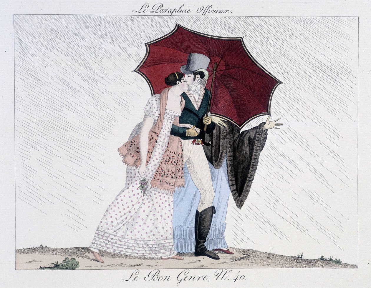 Nieformalny parasol - w „gatunku Le Bon””, nr. 40, koniec XIX wieku autorstwa Unknown artist