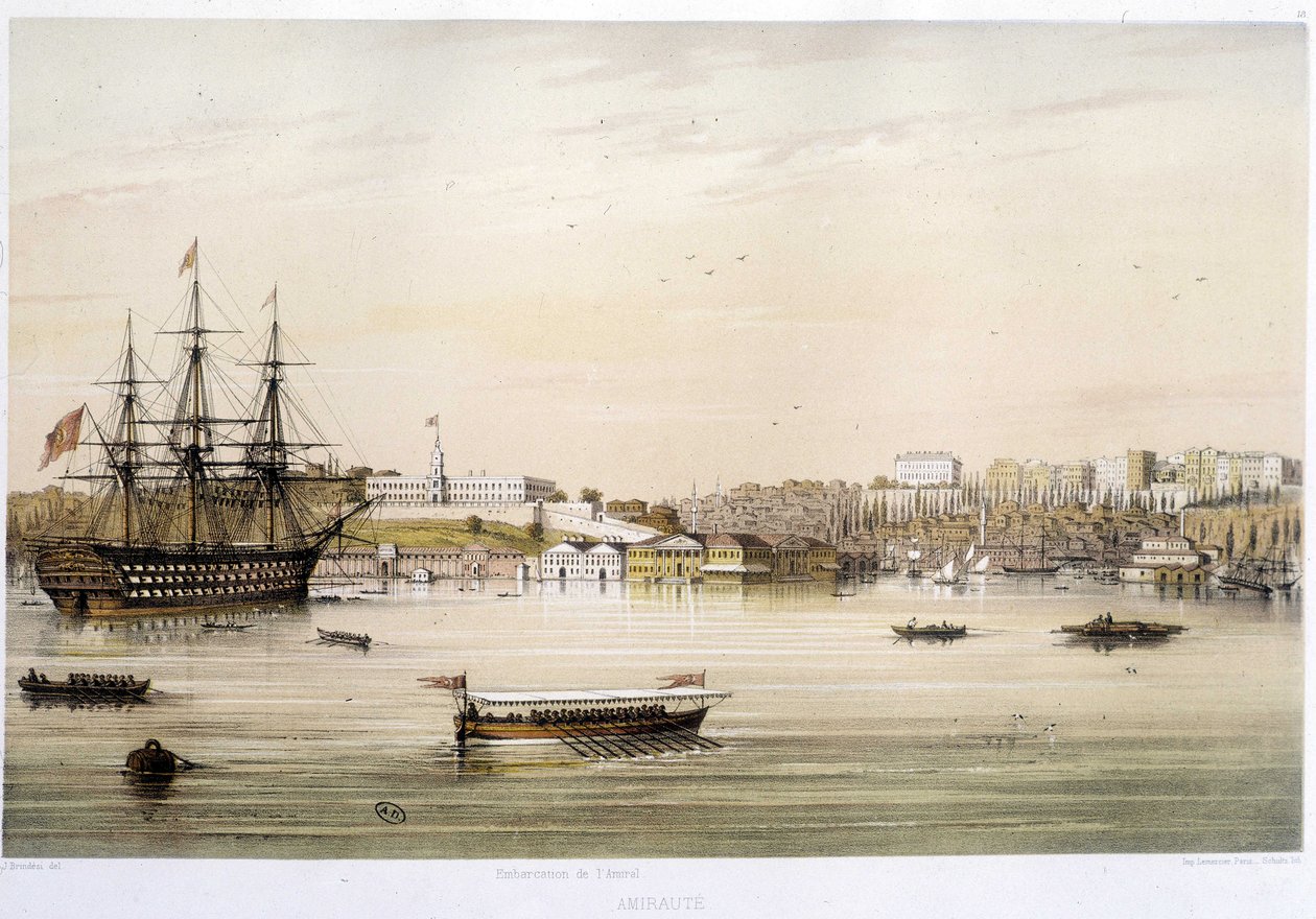 Port lub Admirał Stambułu w XIX wieku autorstwa Unknown artist