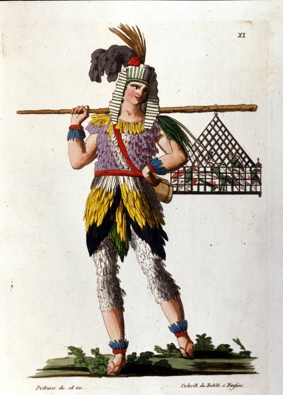 Rola Papageno, postać z „Czarodziejskiego fletu” Mozarta (Czarodziejski flet; Czarodziejski flet autorstwa Unknown artist