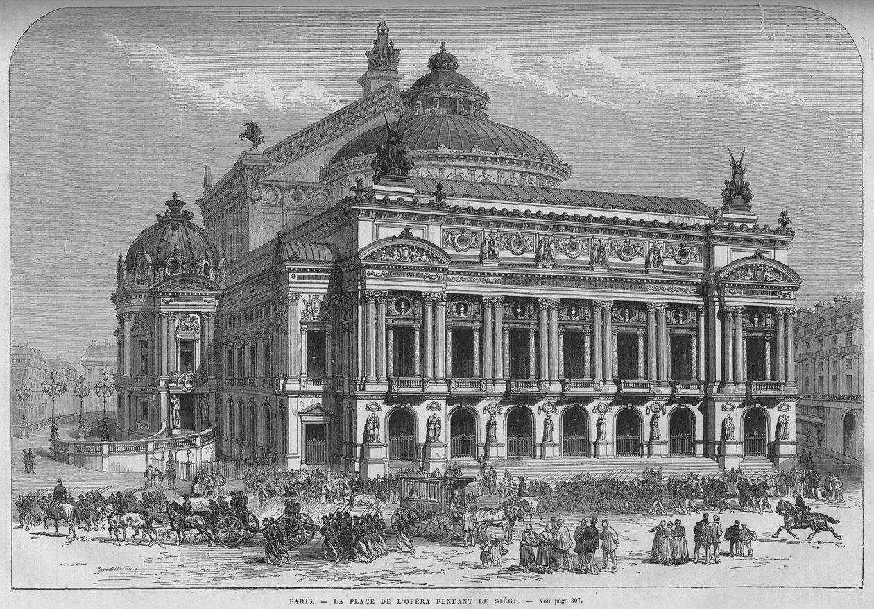 Oblężenie Paryża przez Prusaków. 1871. Place de l