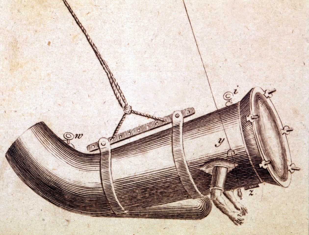 Garnitur używany przez Jacoba Rowe w 1759 roku. autorstwa Unknown artist