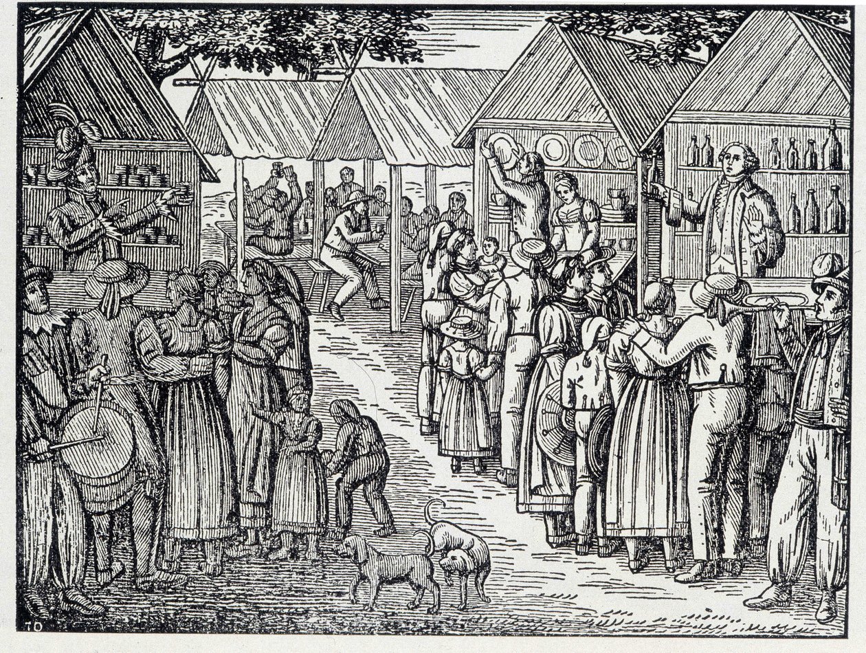 Dwaj szarlatani - z drzeworytu autorstwa Unknown artist