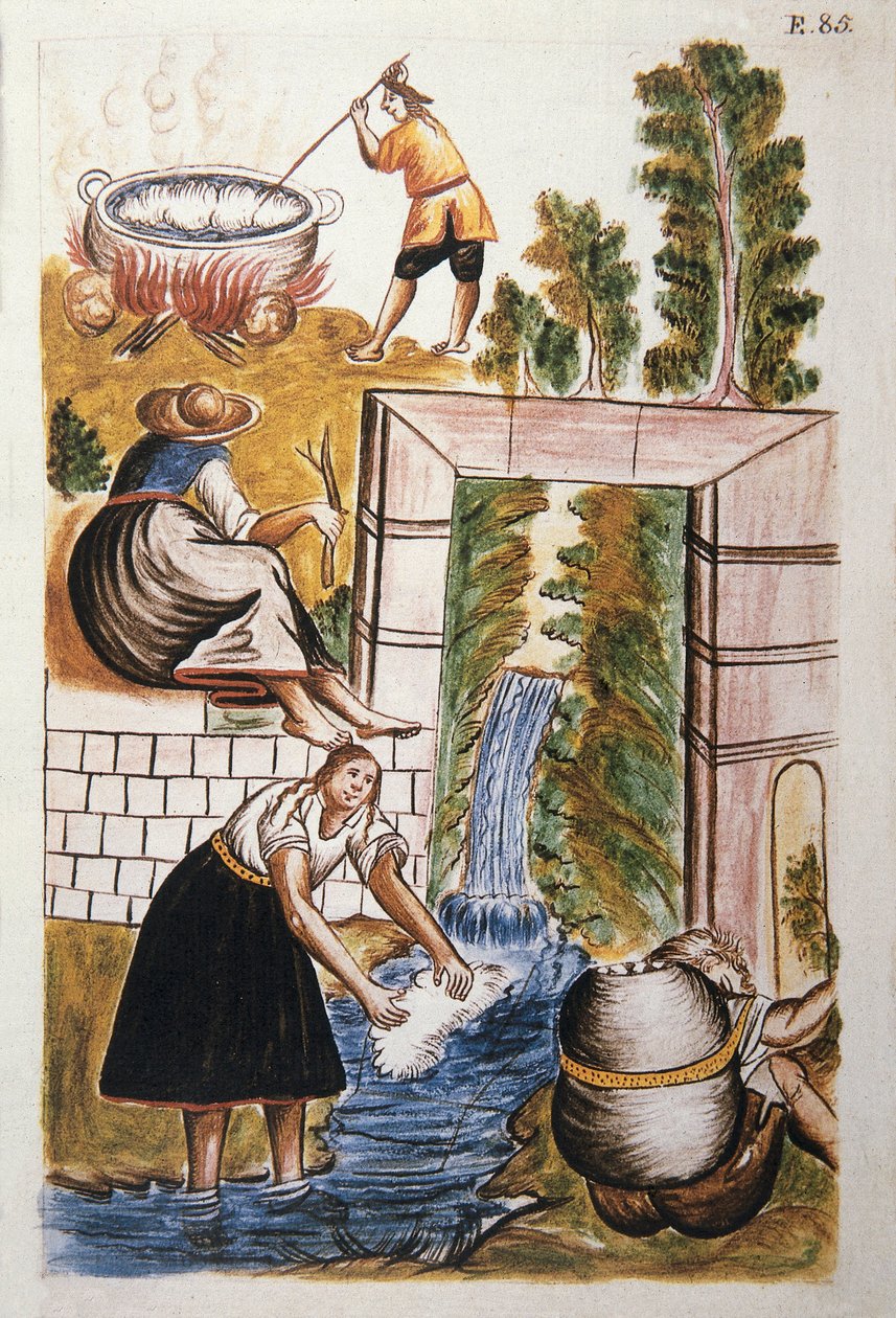 Książka „Trujillo del Peru” lub „Kodeks Martinez Companion”, autorstwa Balthazara Martineza Companion i Bujandy, biskupa Trujillo (1782-1785) autorstwa Unknown artist