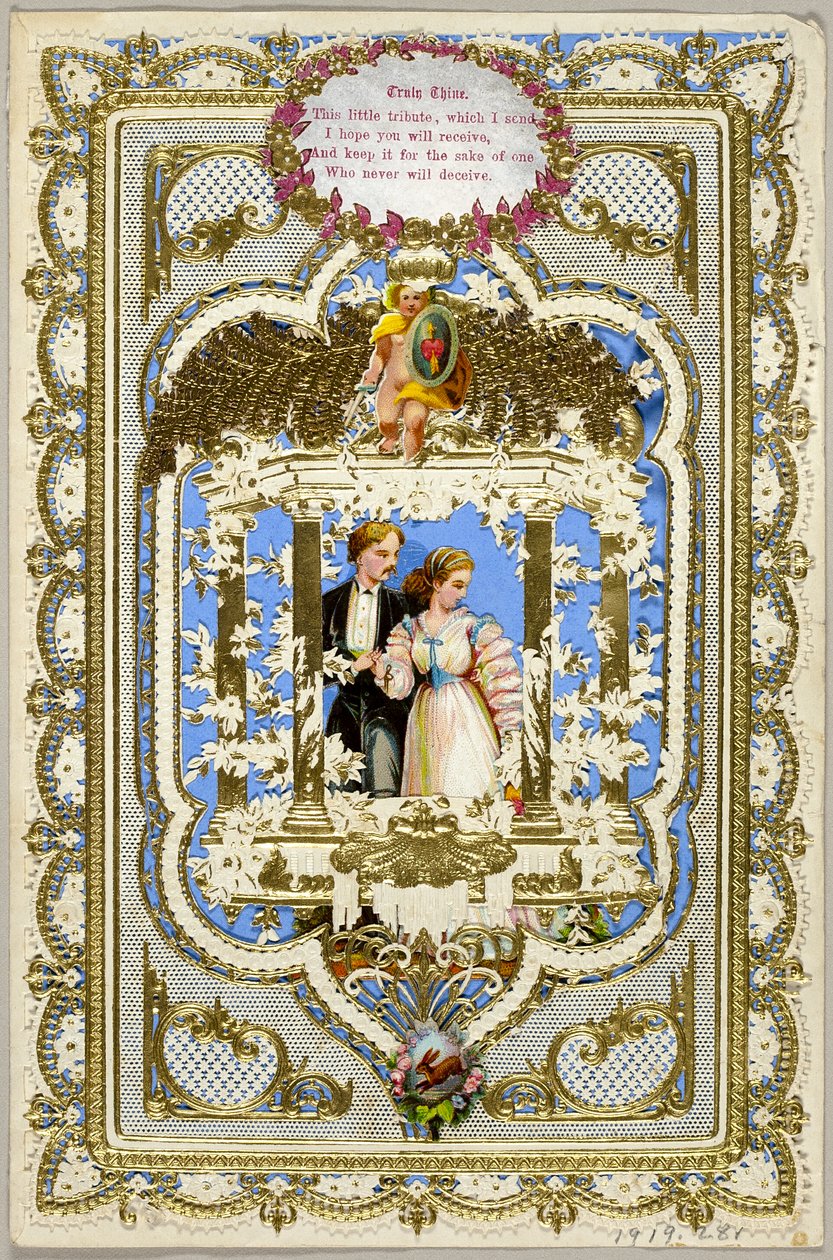 Ten mały hołd, który wysyłam (walentynka) autorstwa Unknown artist