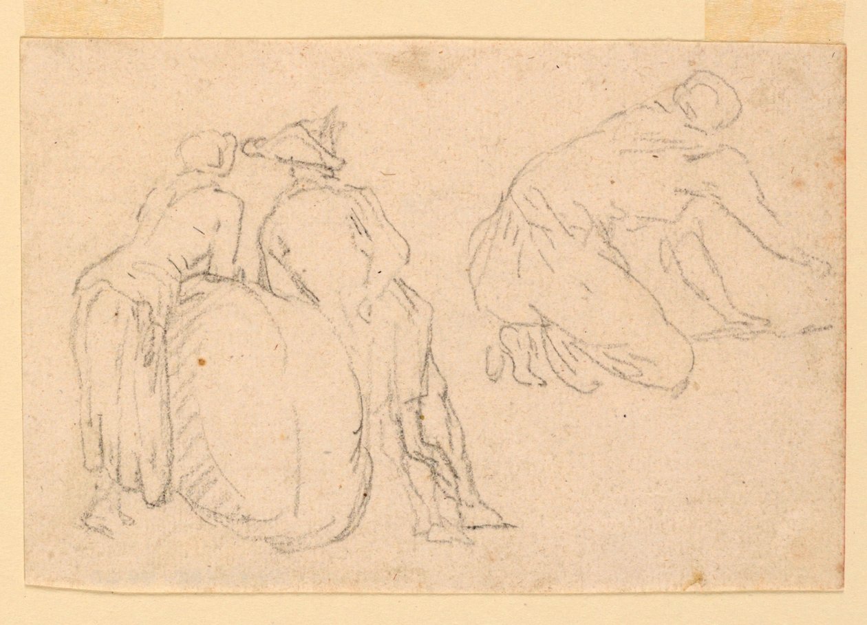 Trzy studia figuralne autorstwa Unknown artist