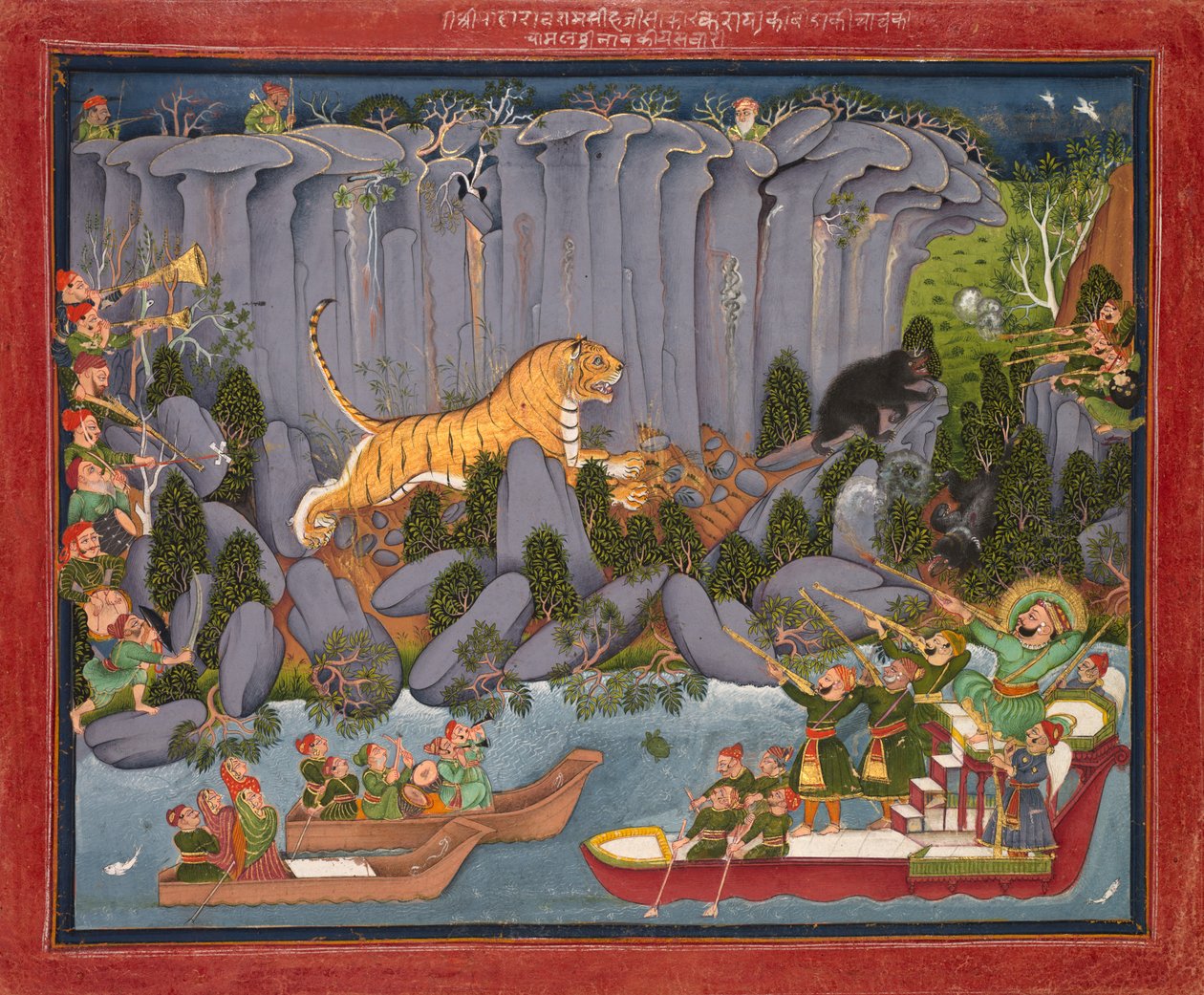 Polowanie na Tygrysa Rama Singha II autorstwa Unknown artist
