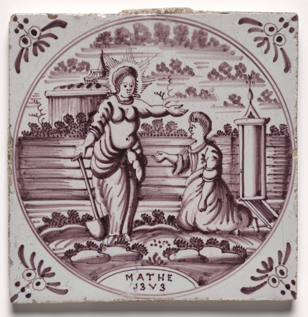 Płytka - Scena ze Starego Testamentu autorstwa Unknown artist