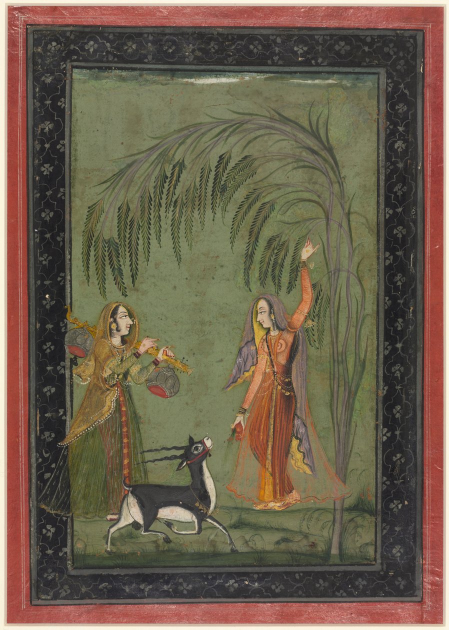 Todi Ragini, z serii Ragamala autorstwa Unknown artist