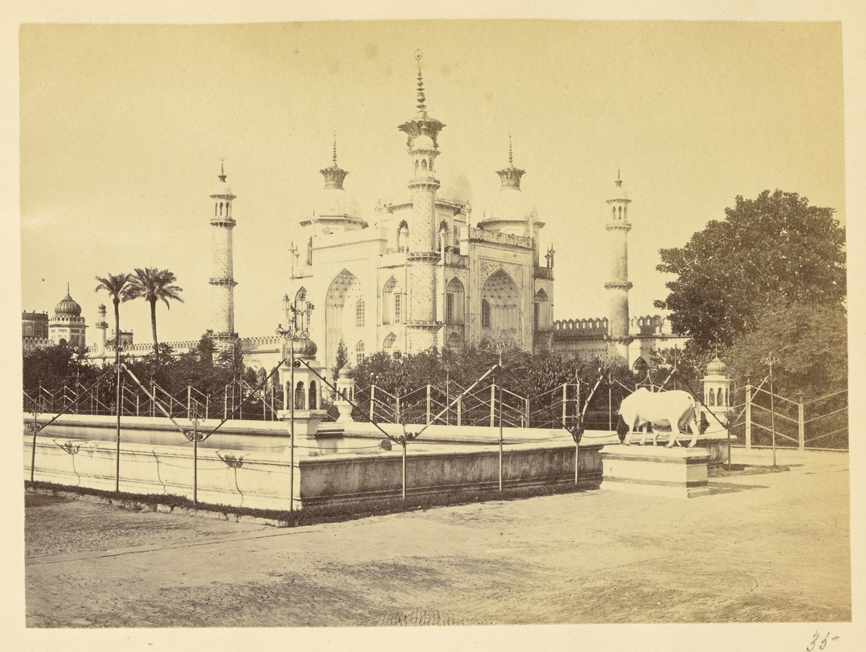 [Grobowiec Zinat Algiya w kompleksie Hussainabad Imambara, Lucknow]. autorstwa Unknown artist