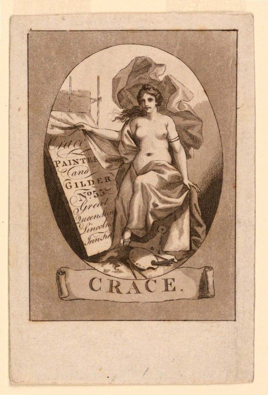Karta handlowa, Crace i Syn autorstwa Unknown artist