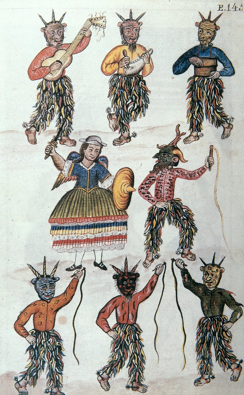 Książka „Trujillo del Peru” lub „Codex Martinez Companion”, autorstwa Baltazara Martineza Companion i Bujandy, biskupa Trujillo (1782-1785) autorstwa Unknown artist