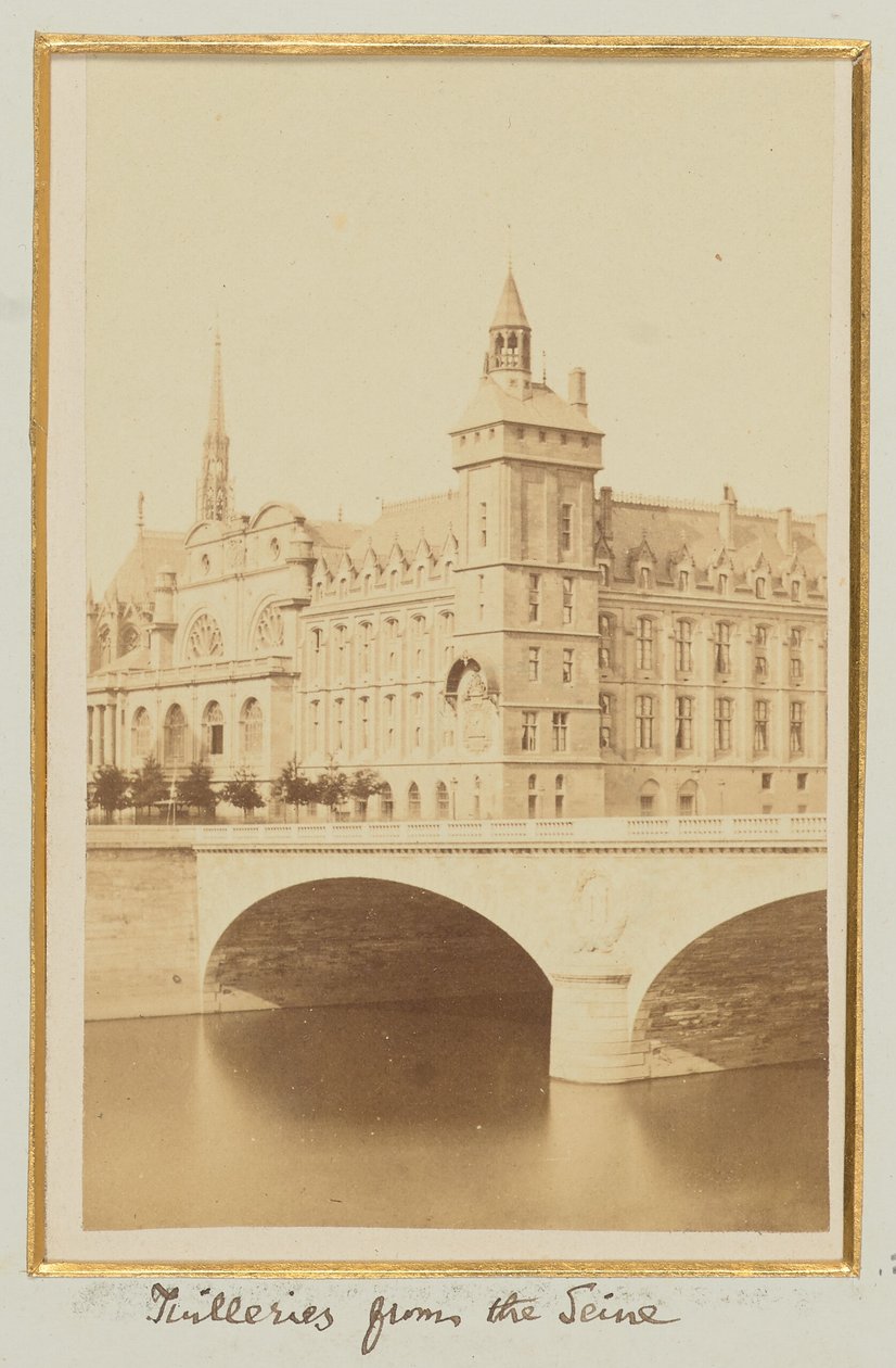 Tuilleries od strony Sekwany autorstwa Unknown artist