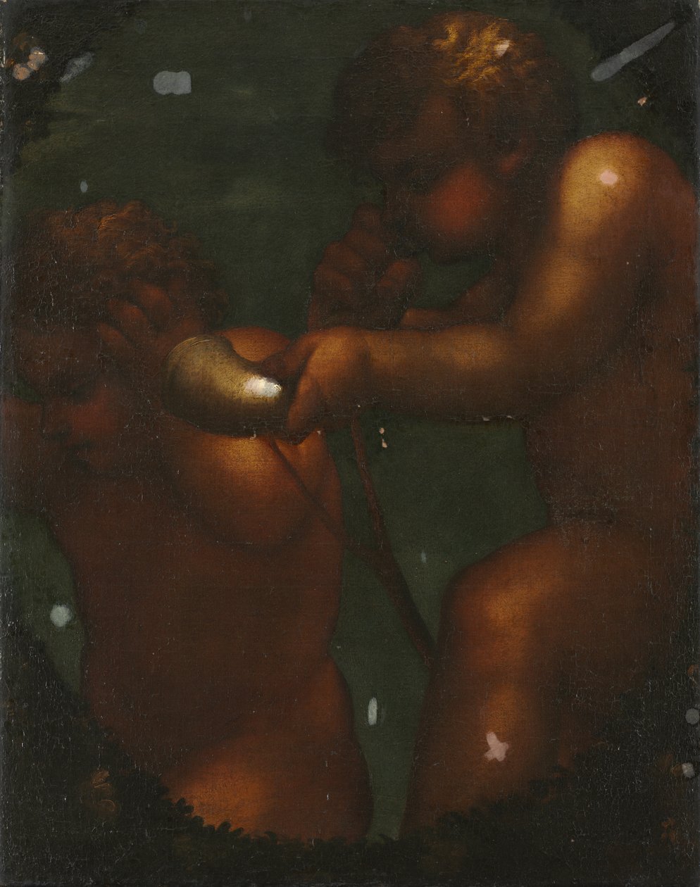 Dwa Putti autorstwa Unknown artist