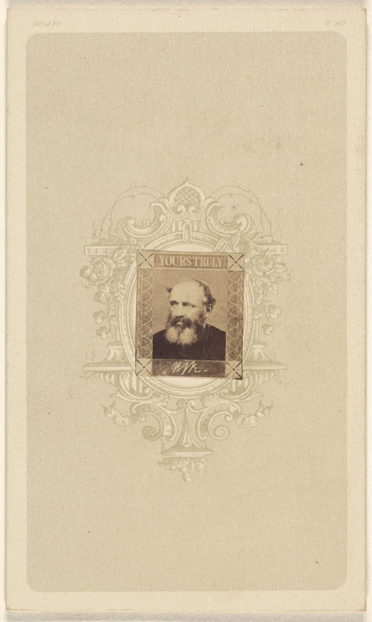 [Niezidentyfikowany łysiejący mężczyzna z siwiejącą pełną brodą]. autorstwa Unknown artist