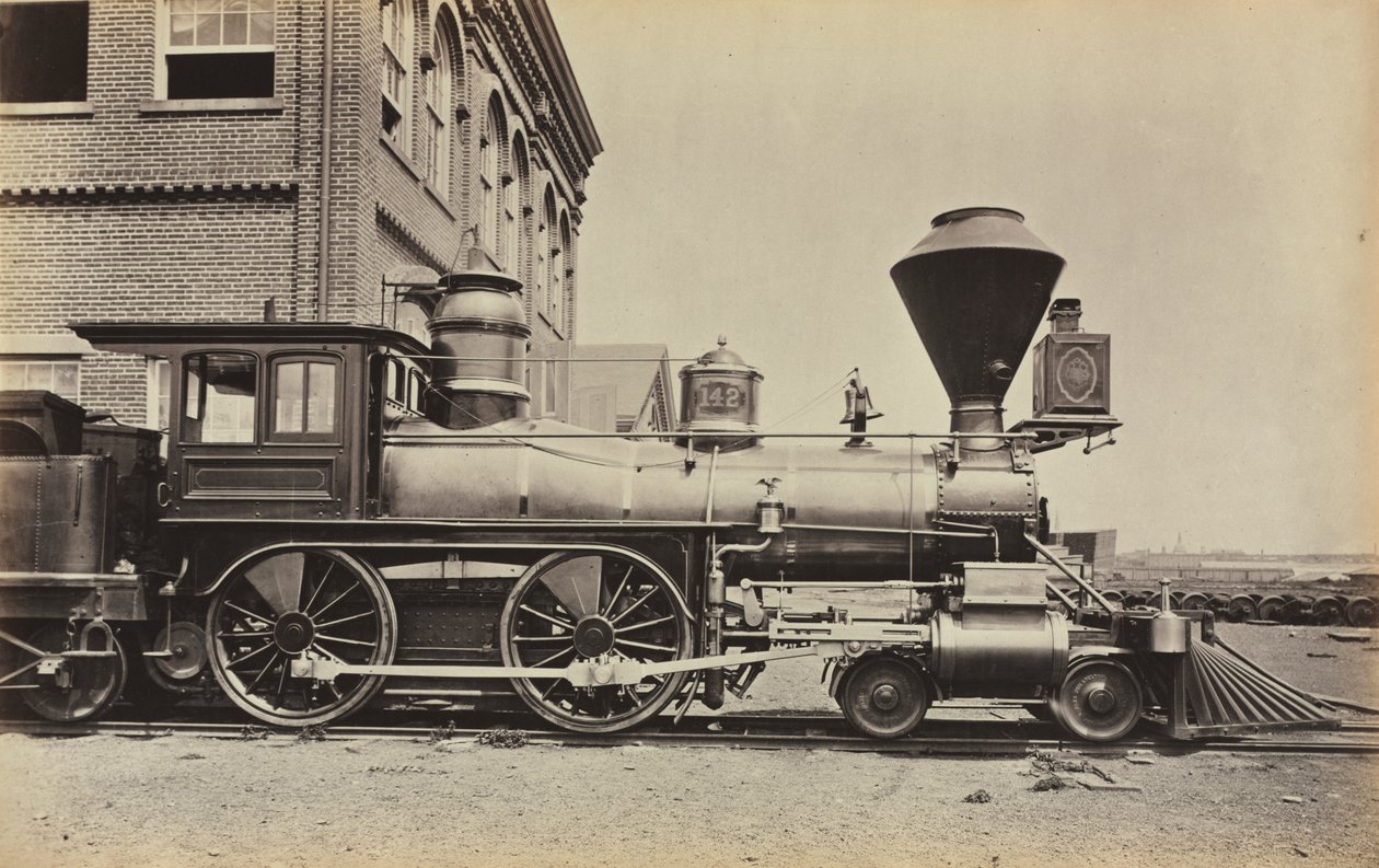Bez tytułu (Pennsylvania Railroad Engine) autorstwa Unknown artist
