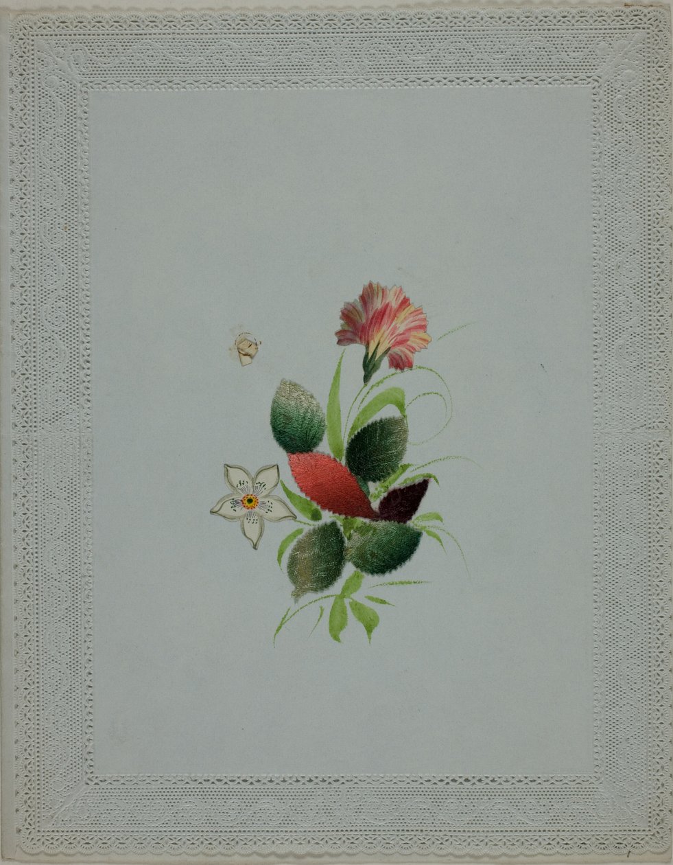 Walentynki bez tytułu (różowe i białe kwiaty) autorstwa Unknown artist