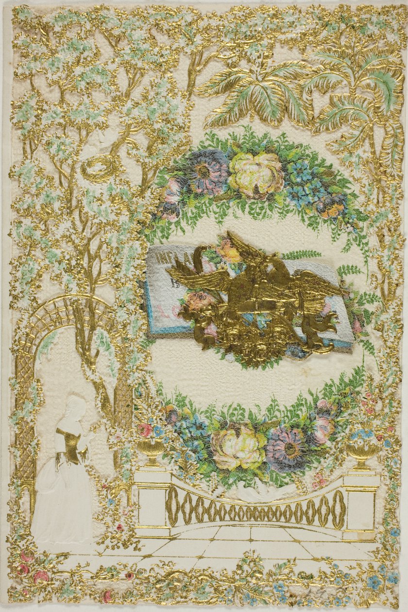 Bez tytułu Valentine (Kobieta w ogrodzie) autorstwa Unknown artist