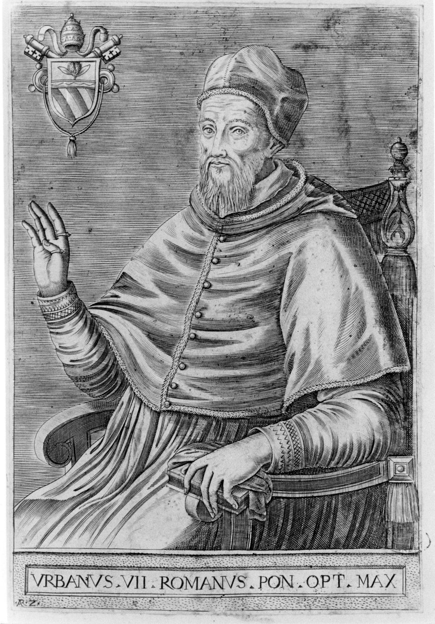Urban VII (1521-1590). autorstwa Unknown artist