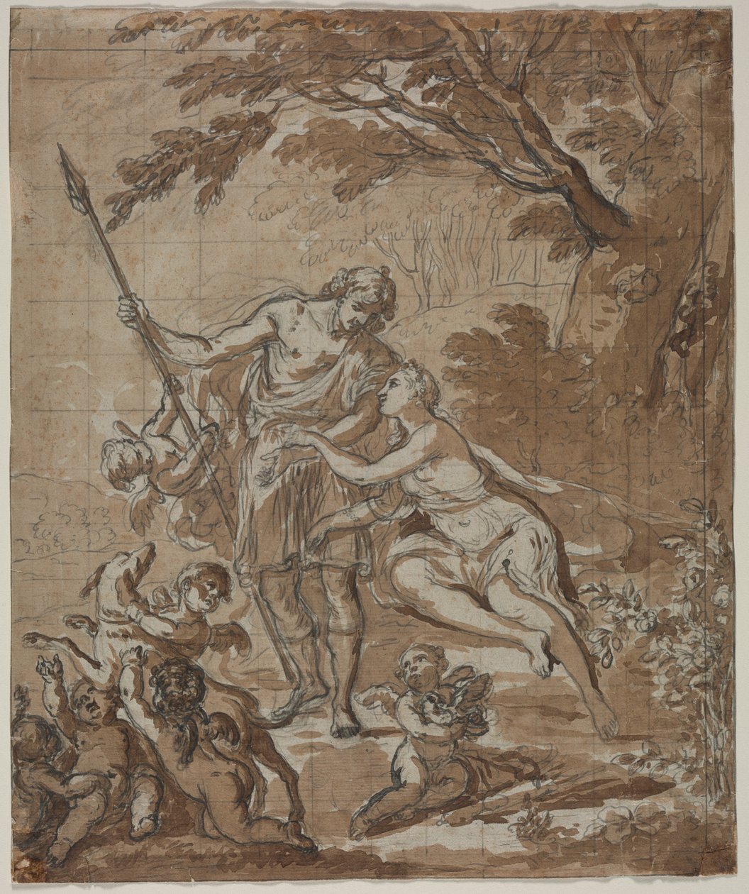 Wenus i Adonis autorstwa Unknown artist