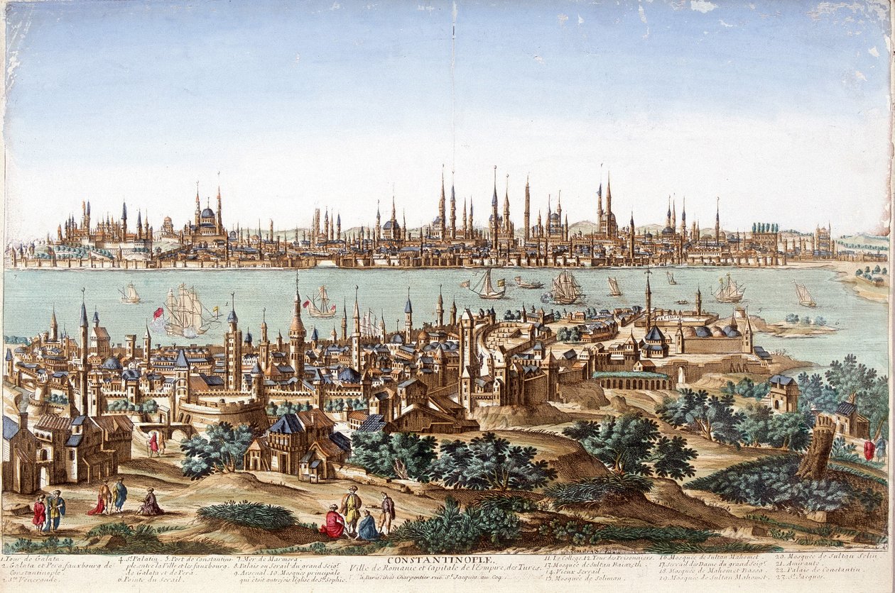 Widok Konstantynopola autorstwa Unknown artist