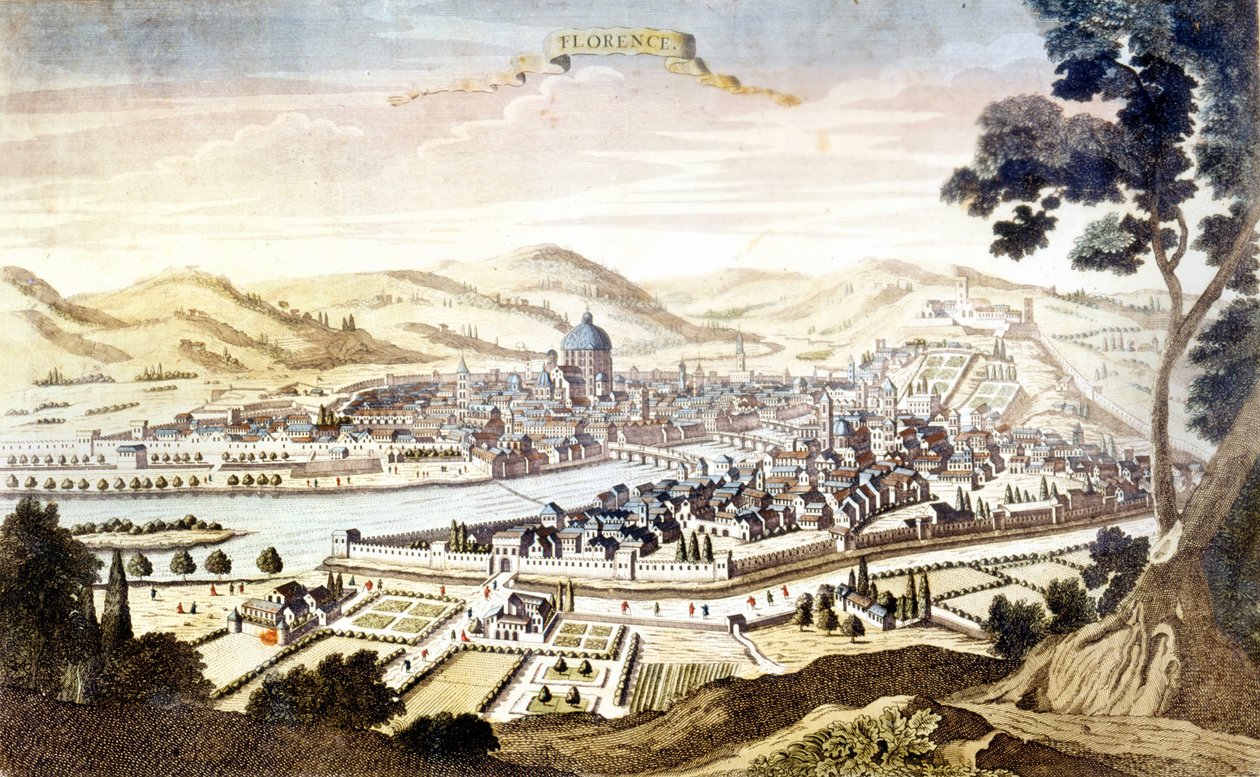 Widok Florencji w XVIII wieku autorstwa Unknown artist