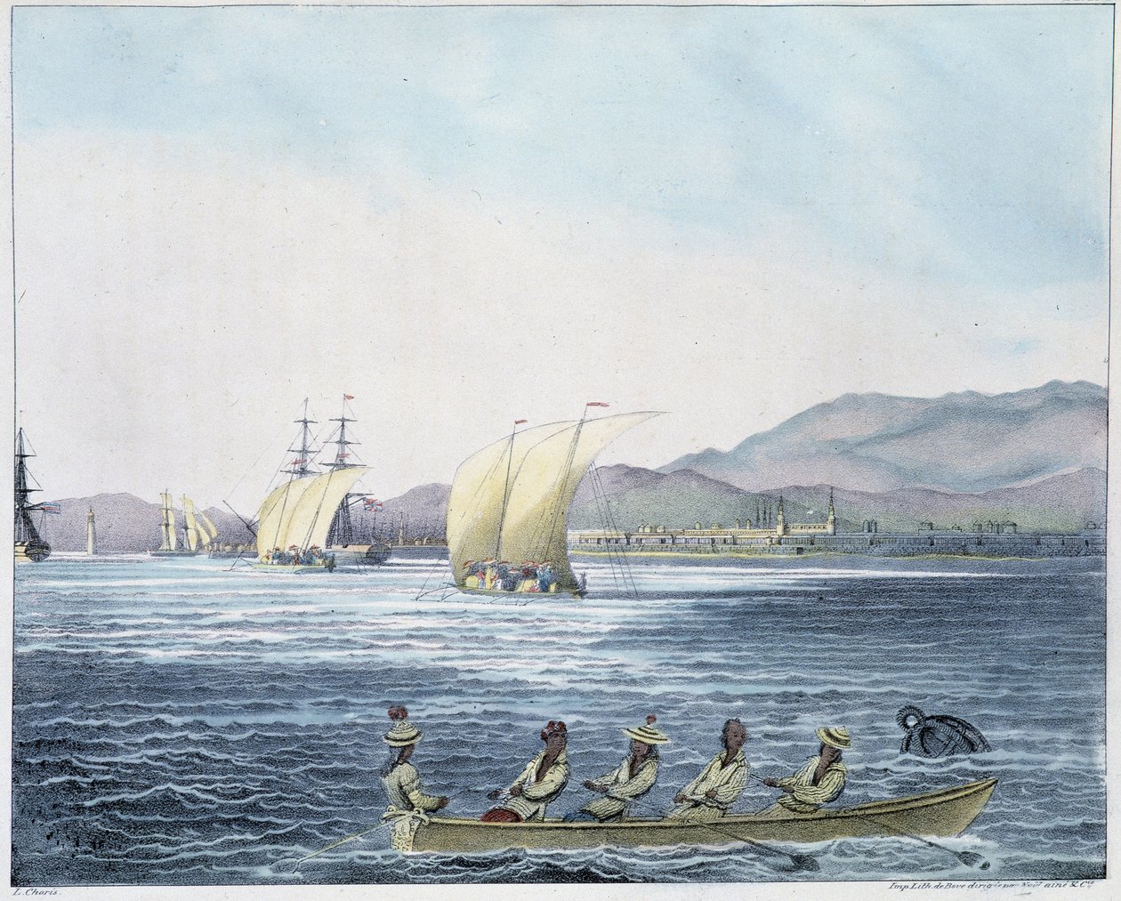 Widok miasta Mamille, Filipiny. autorstwa Unknown artist