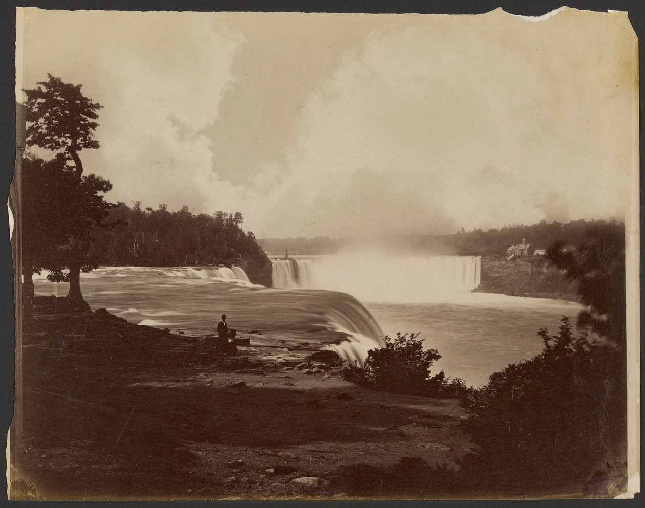 [Widok wodospadu Niagara] autorstwa Unknown artist