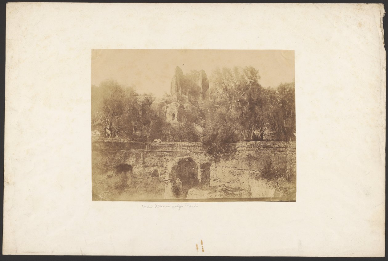 [Villa Adriana w pobliżu Tivoli]. autorstwa Unknown artist