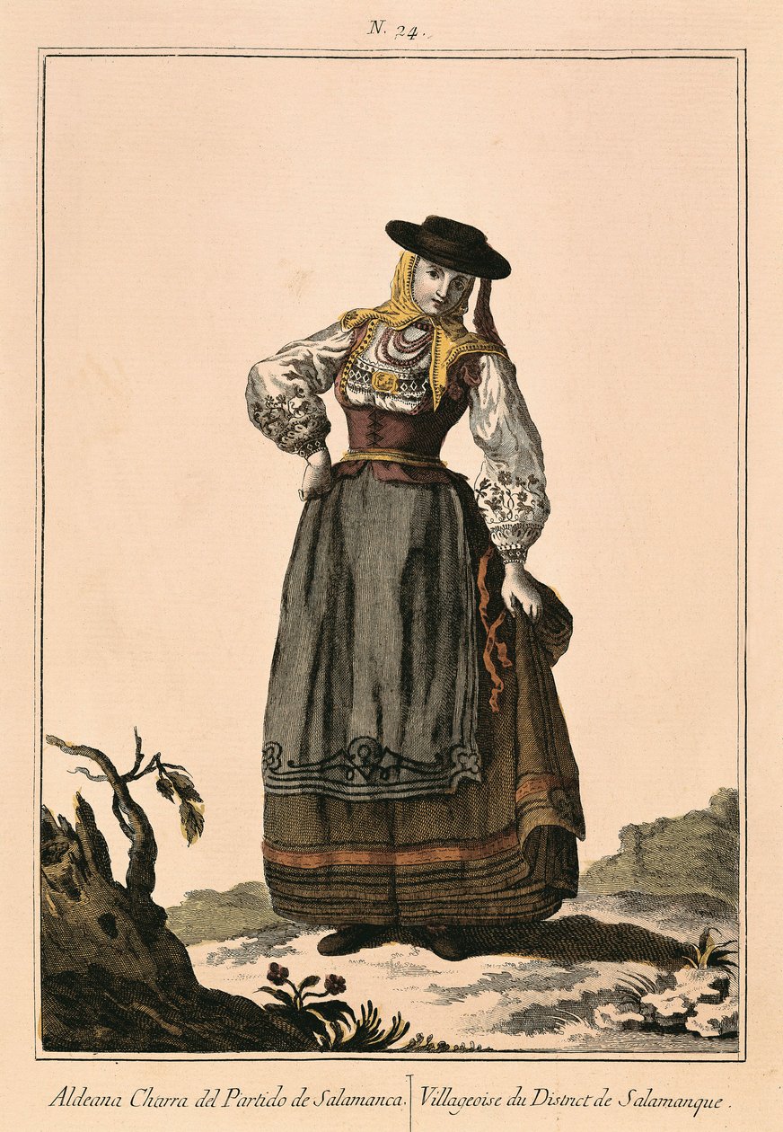 Wieśniak regionu Salamanca autorstwa Unknown artist