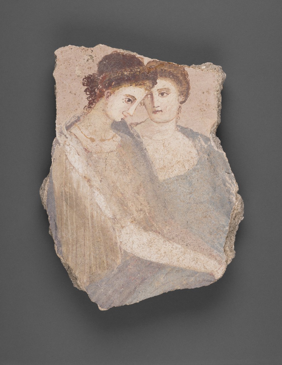 Fragment ściany z dwiema kobietami autorstwa Unknown artist