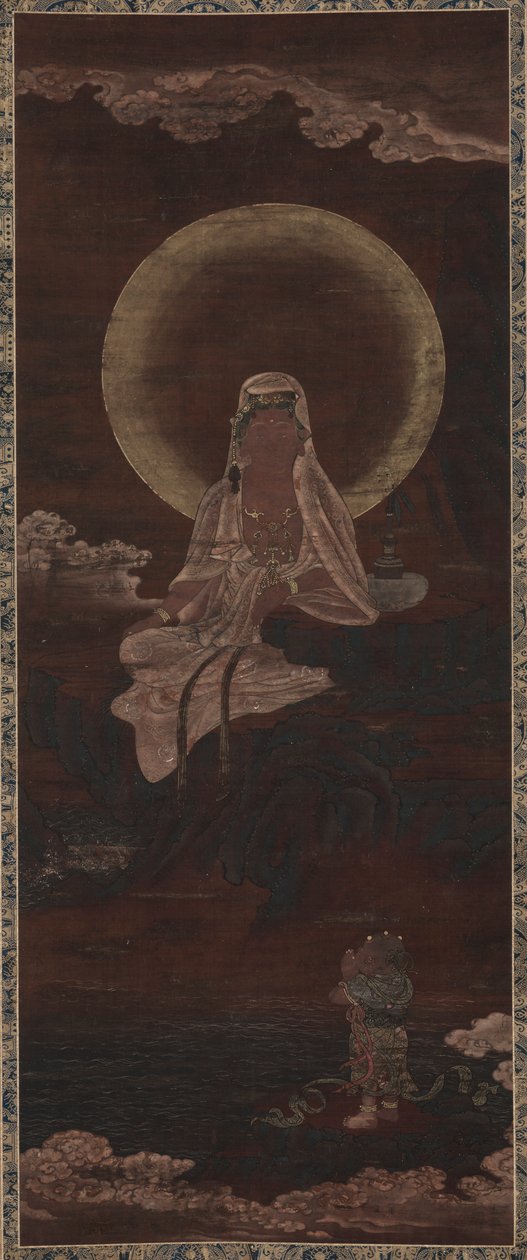 Woda r również na Kannon (księżyc wodny Kannon) autorstwa Unknown artist