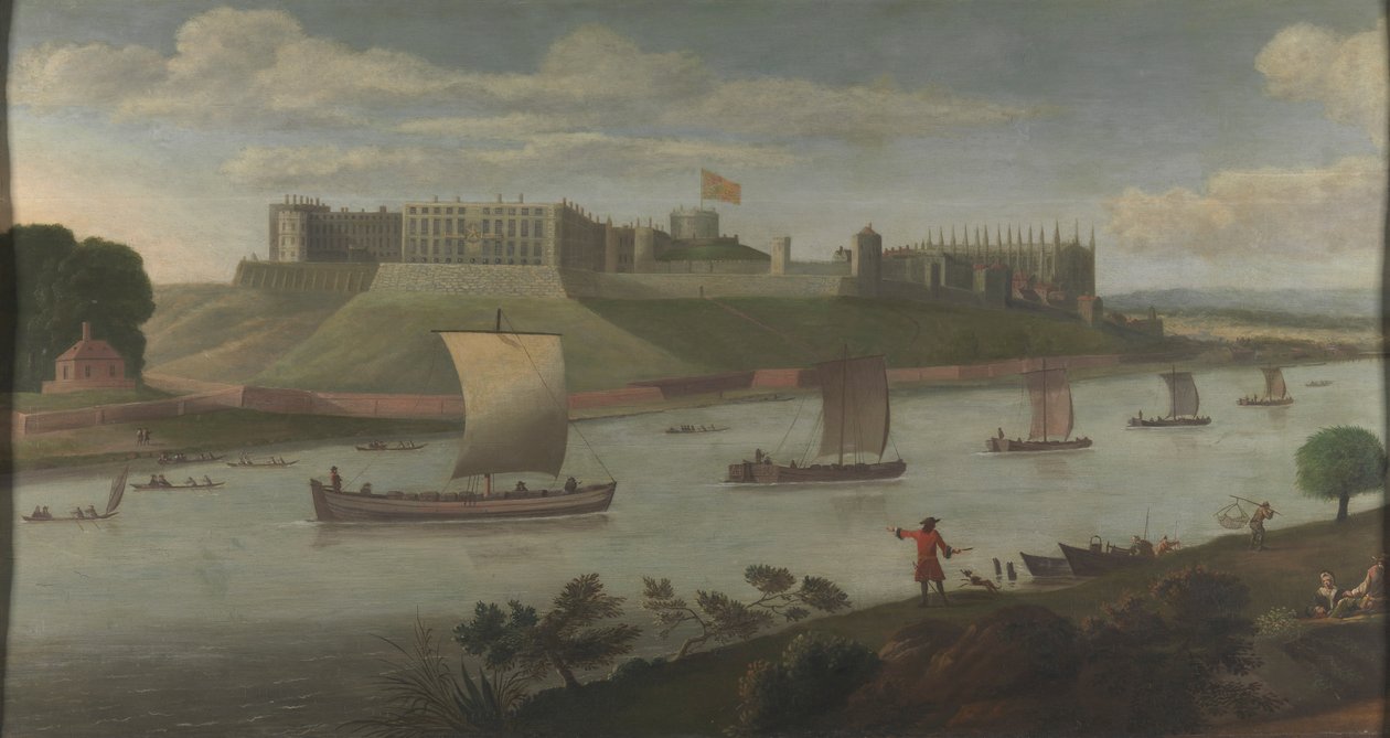 Zamek Windsor z Buckinghamshire Bank autorstwa Unknown artist