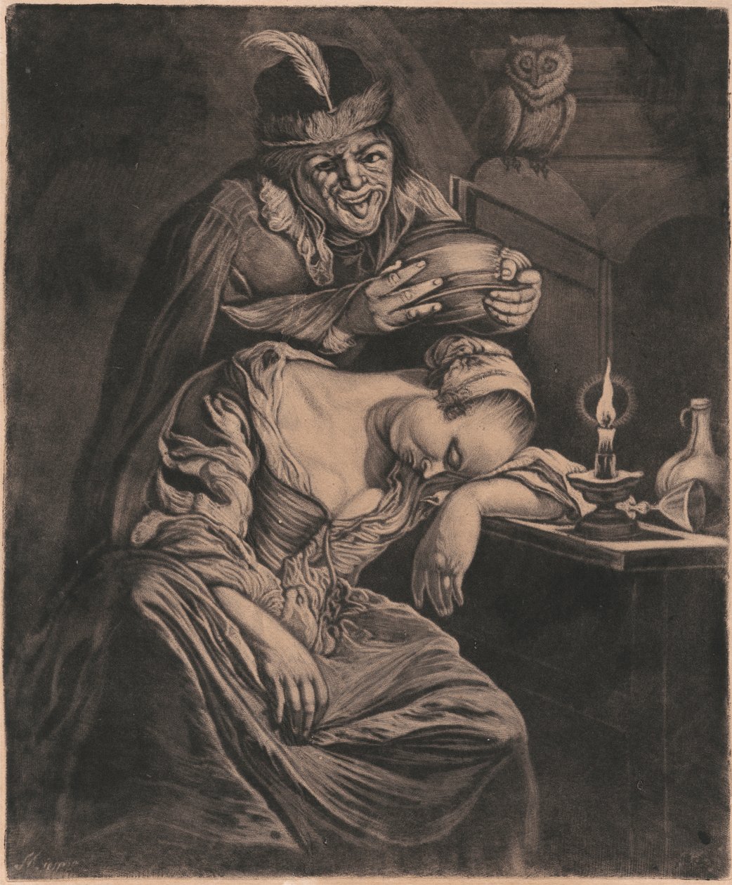 Wino to prześmiewca autorstwa Unknown artist