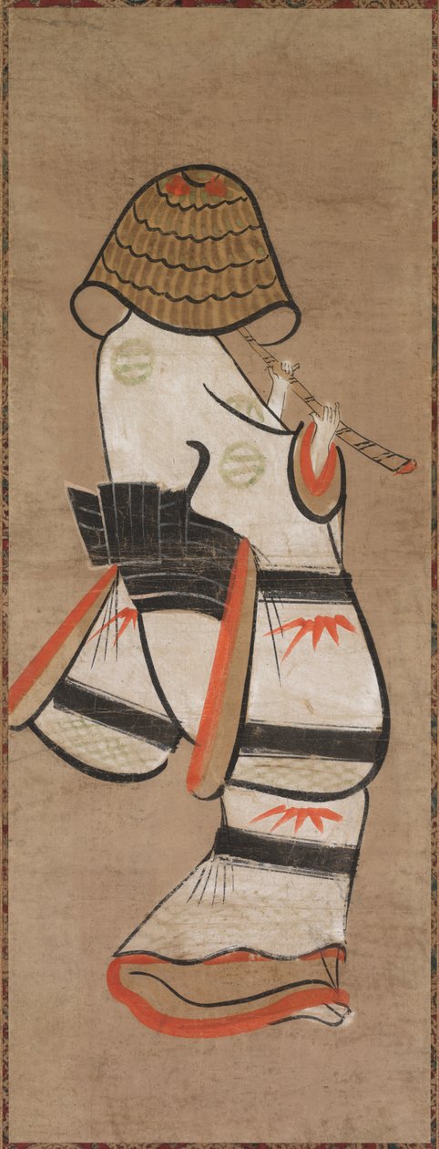 Kobieta jako mnich ichiner: Ona Komuso (Otsue) autorstwa Unknown artist