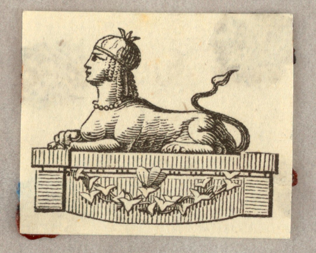 Grawerowanie drewna. Winieta. autorstwa Unknown artist
