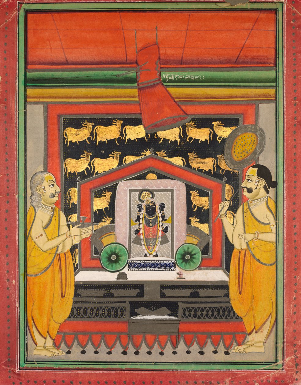 Kult Dwarki Nathanji ciepła Kankroli autorstwa Unknown artist