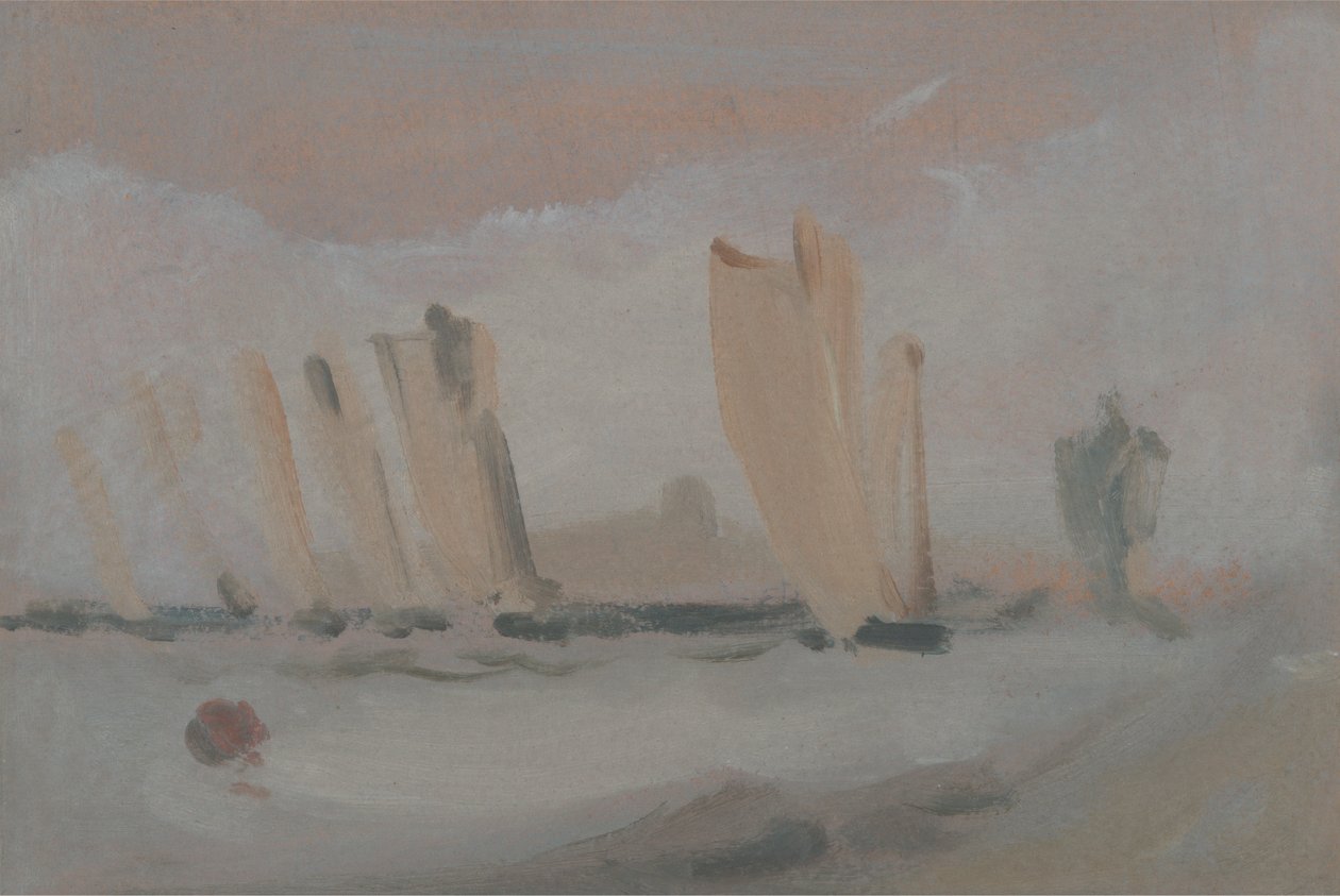Wyścigi jachtów na Solent autorstwa Unknown artist