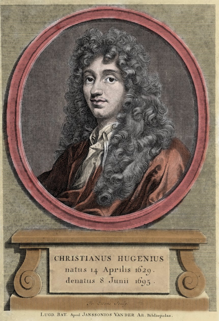 portret Christiaana Huygensa, holenderskiego fizyka i matematyka (1629-1695). autorstwa Unknown artist
