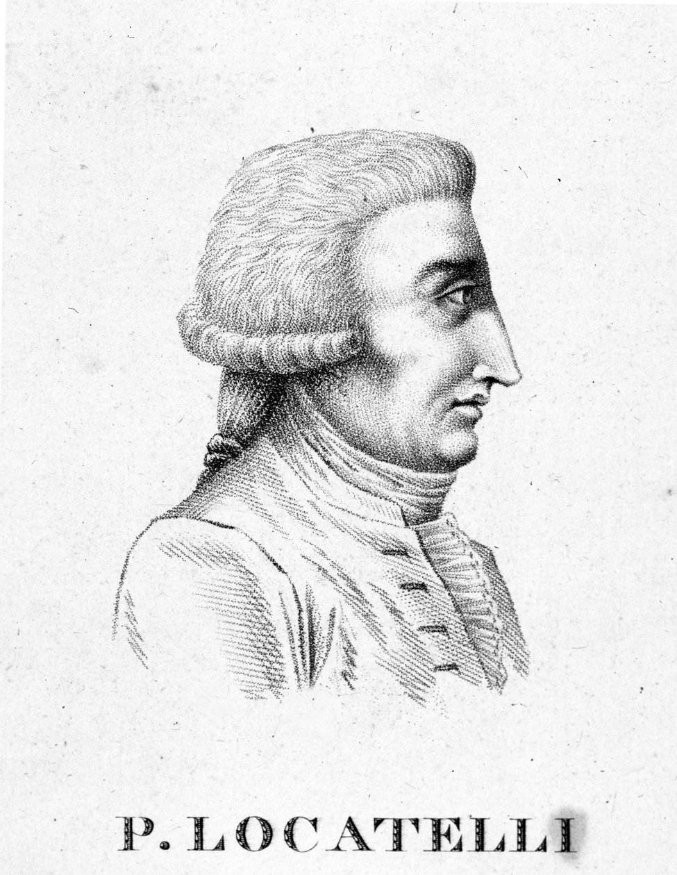 portret Pietro Antonio Locatelli. Włoski skrzypek i kompozytor (Bergamo autorstwa Unknown artist
