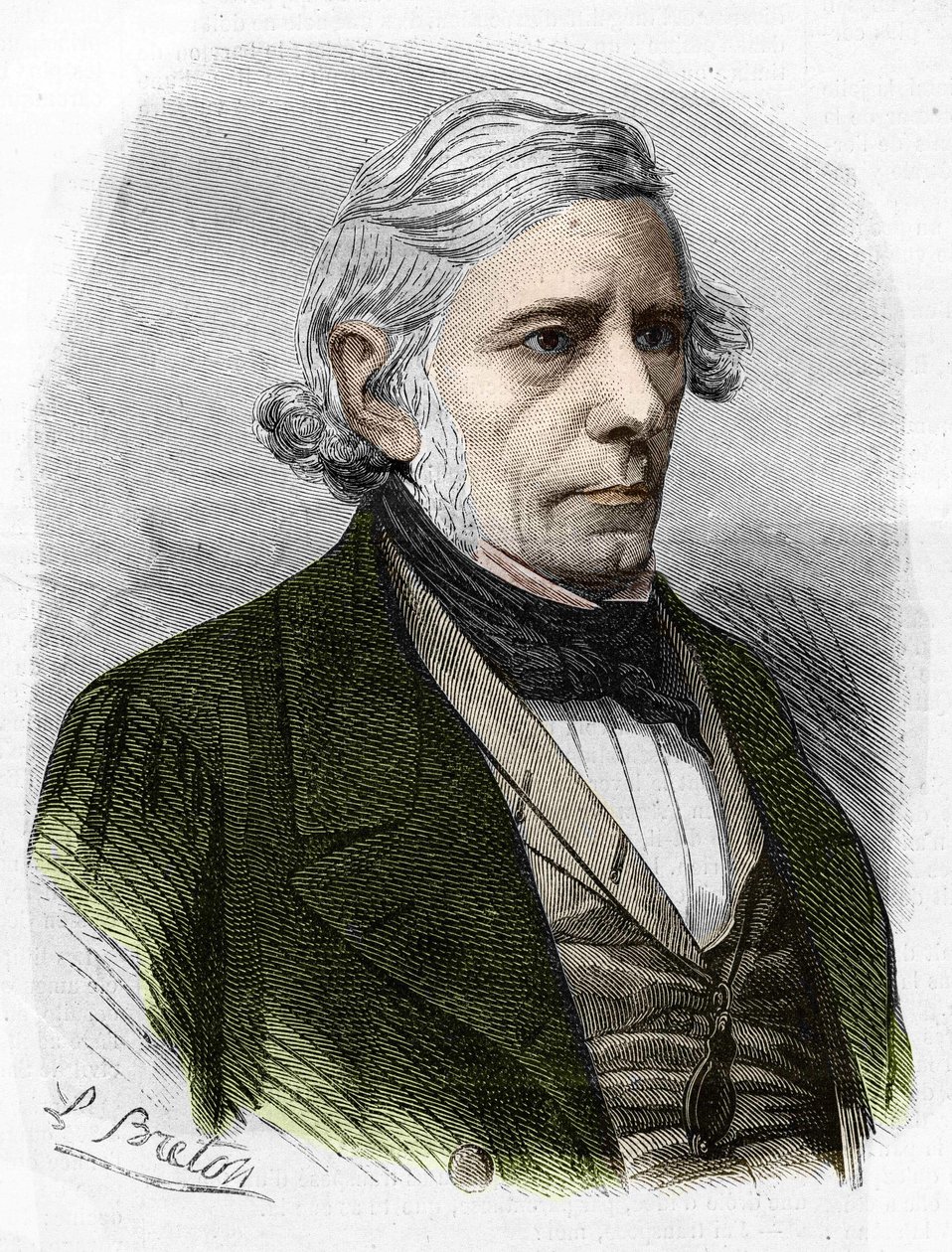 portret Wiktora Kuzyna. filozof francuski (1792-1867). autorstwa Unknown artist