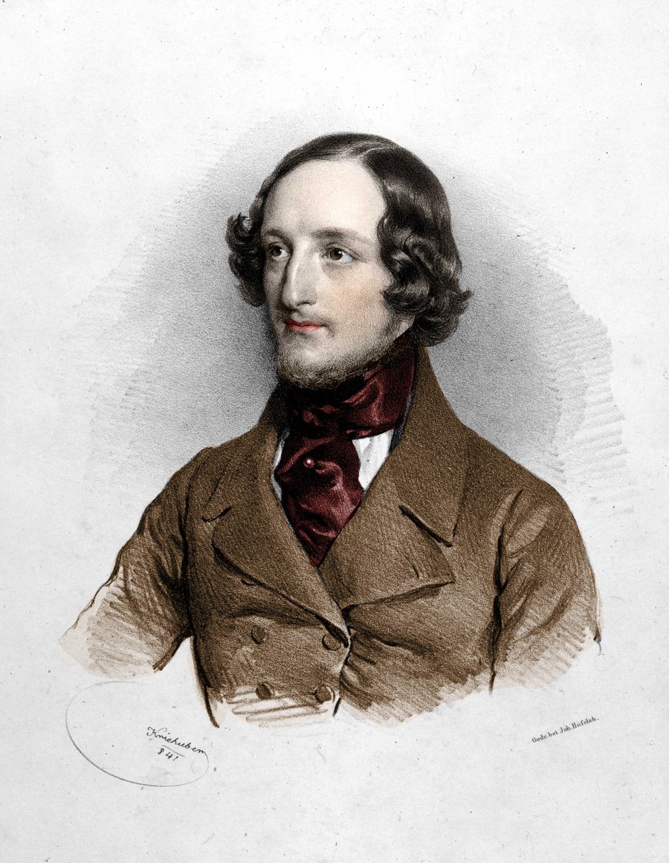 portret kompozytora Zygmunta Thalberga (1812 - 1871). autorstwa Unknown artist