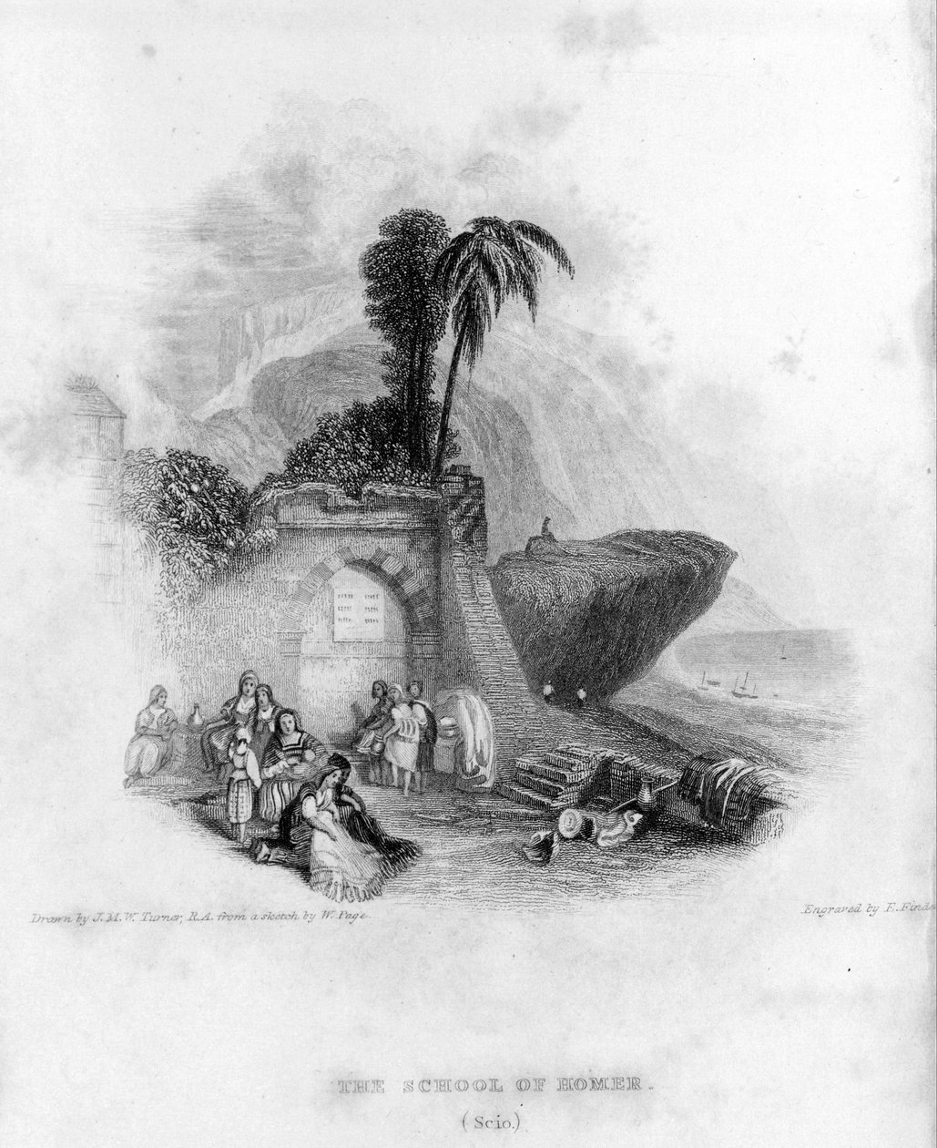 Szkoła Homera na greckiej wyspie Chios. autorstwa Unknown artist
