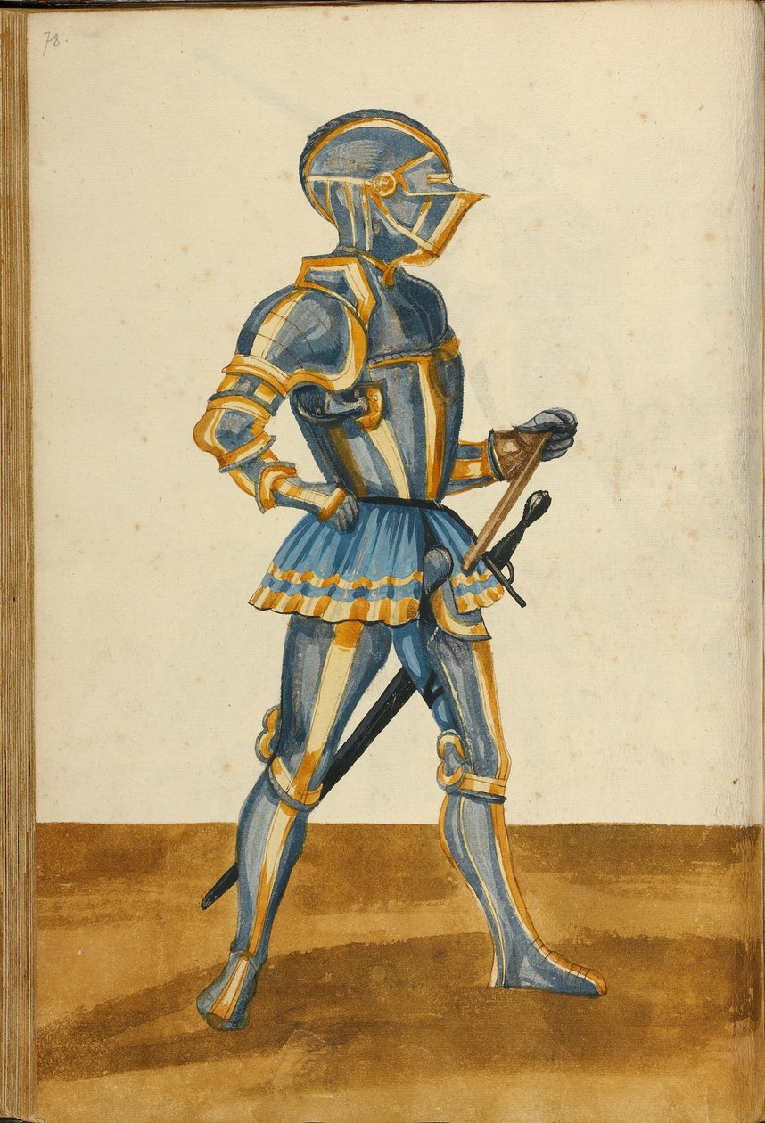 Człowiek w zbroi autorstwa Unknown artist/maker