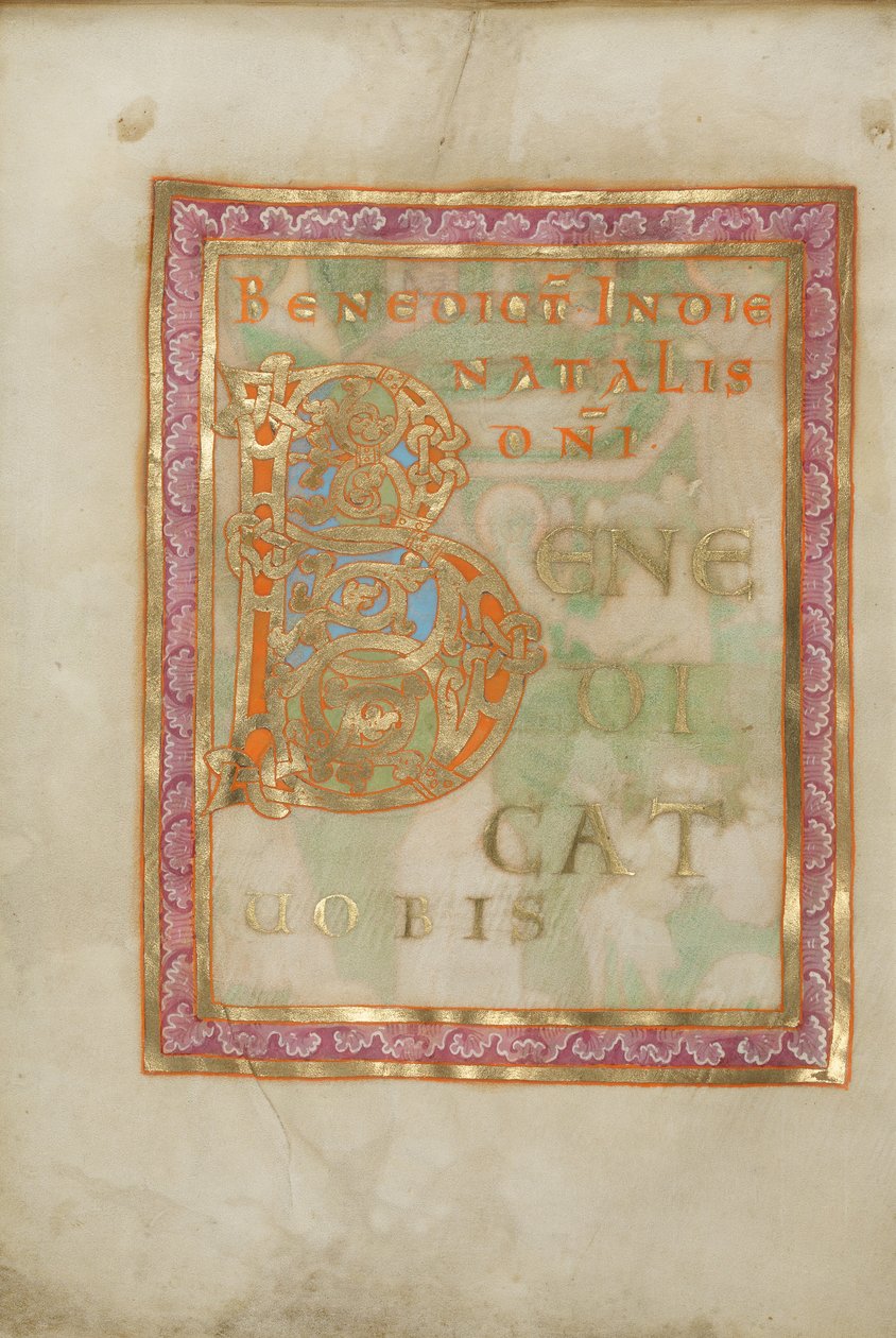 Ozdobiona strona Incipit autorstwa Unknown artist/maker