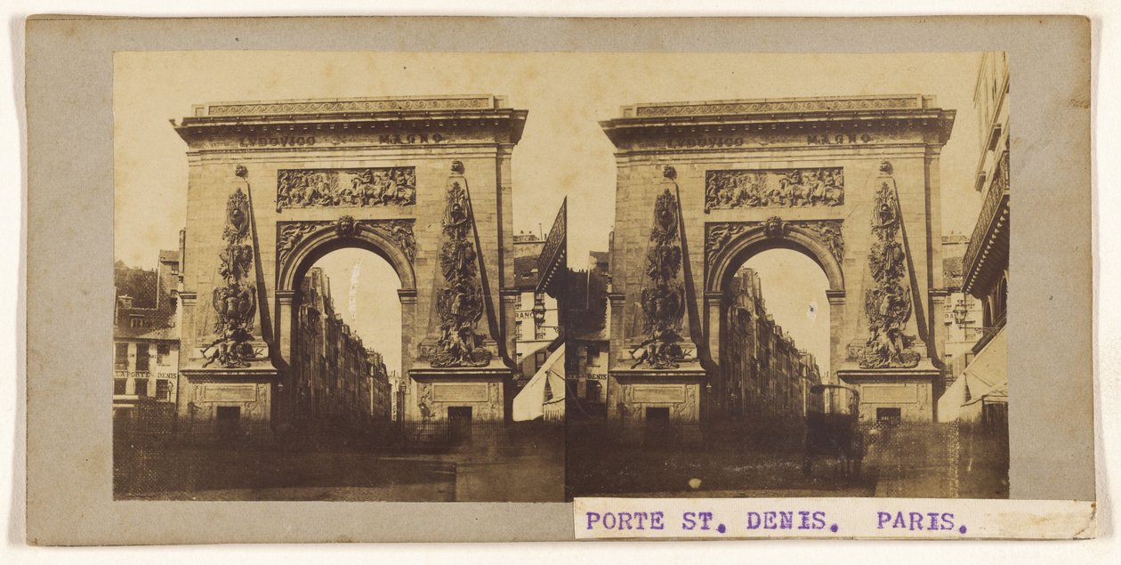 [Porte St Denis] autorstwa Unknown artist/maker