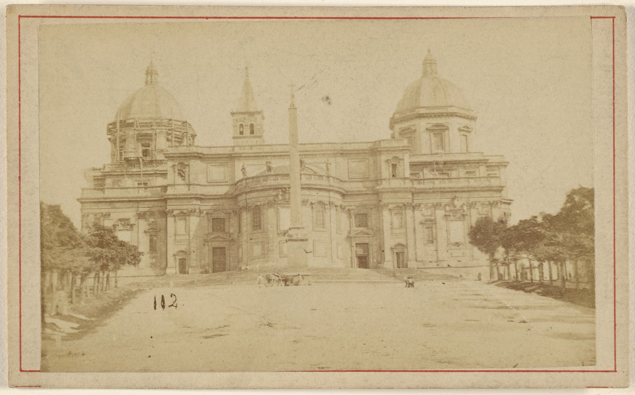 S. Maria Maggiore [widok z tyłu]. autorstwa Unknown artist/maker